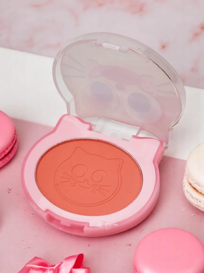 Kevin&Coco Cat Toast Blush Fard Pressé Pêche