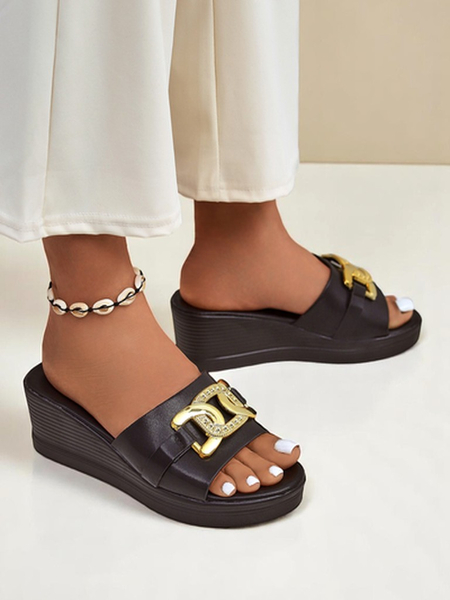 Sandales compensées Royalfashion pour femmes Nolia