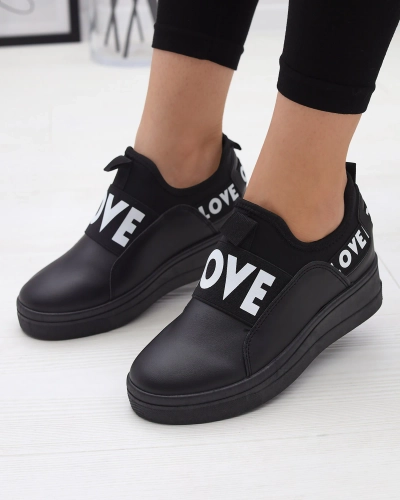 Chaussures de sport noires à ancre cachée pour femmes Dasesa- Footwear