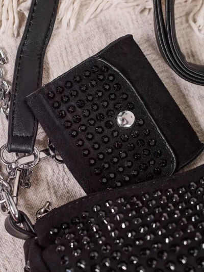 Royalfashion Petit sac à main pour femme avec clous
