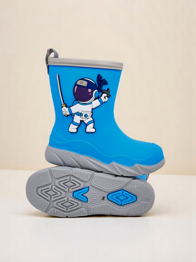 Royalfashion Bottes de pluie pour enfants avec cosmonaute Cosmos Boy