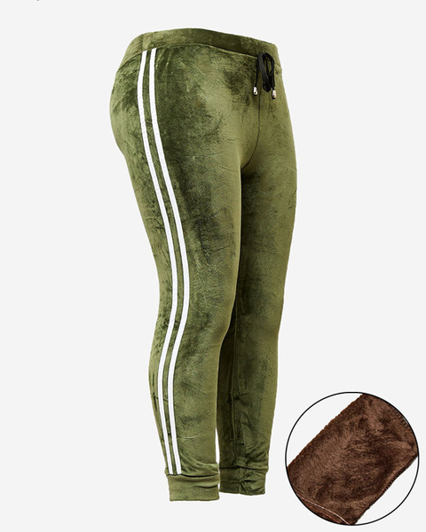 Royalfashion Pantalon de survêtement isolé pour femme avec passepoil