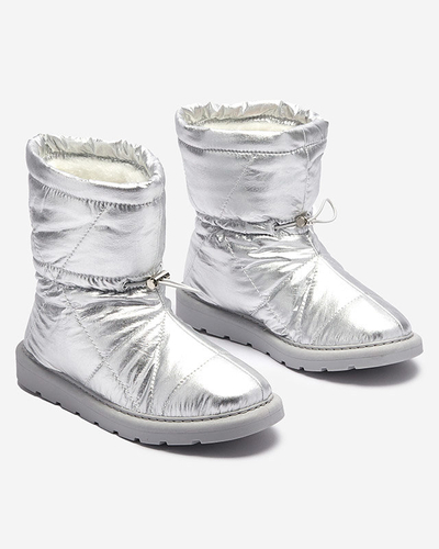 Silver bottes isolées pour femmes a'la bottes de neige Kaliolen - Footwear