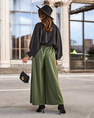 Royalfashion Pantalon large pour femme