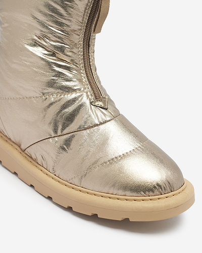 Pink-gold chaussures pour femmes a'la bottes de neige Tirigga- Footwear