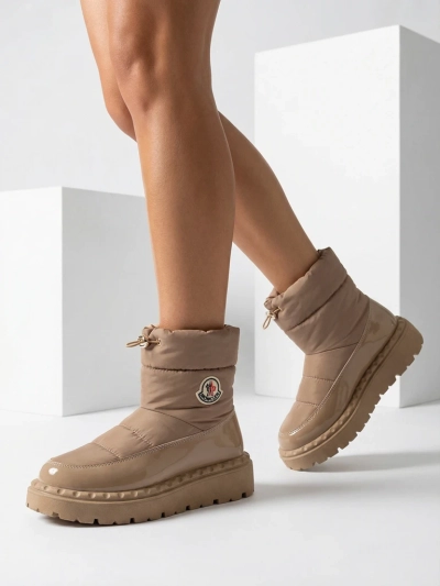 Royalfashion Bottes de neige à enfiler pour femme de couleur marron Ireda