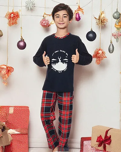 Royalfashion Pyjama imprimé de Noël pour enfants