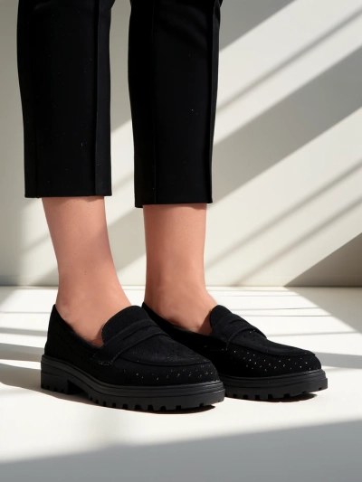 Royalfashion Mocassins perforés pour femmes Filoz