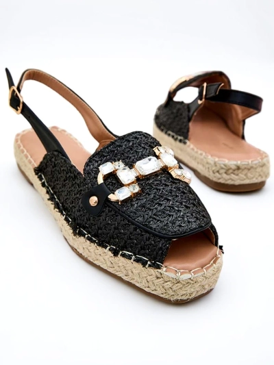 Royalfashion Espadrilles pour femmes avec bouts détachés