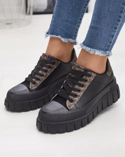 OUTLET Chaussures de sport décontractées noires pour femme Leritic - Footwear