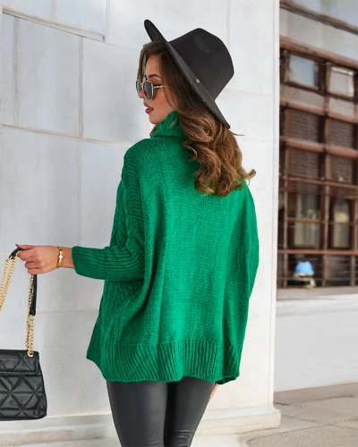 Royalfashion Pull à col roulé pour femme
