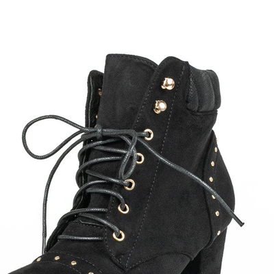 Bottines noires à lacets Locadia - Footwear