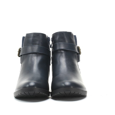 OUTLET Boots bleu marine à boucle - Chaussures