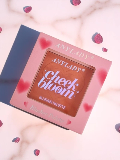 ANYLADY Fard à joues compact couleur Sweet Peach