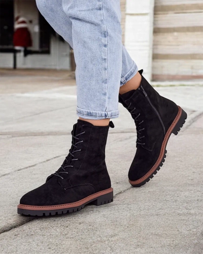 Bottines à lacets pour femmes Royalfashion Gosop