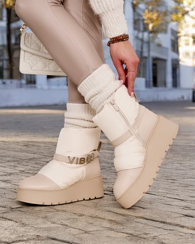 Royalfashion Bottes de neige pour femmes Figior