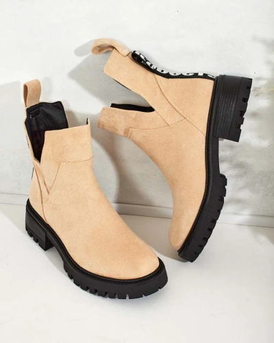 Royalfashion Bottes à découpes Gorgie pour femme