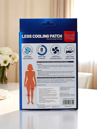 Patchs rafraîchissants pour les jambes pour un meilleur sommeil 8H (6 pcs.)