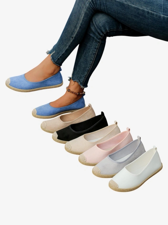 Espadrilles écologiques en suédine Royalfashion pour femmes Aroles