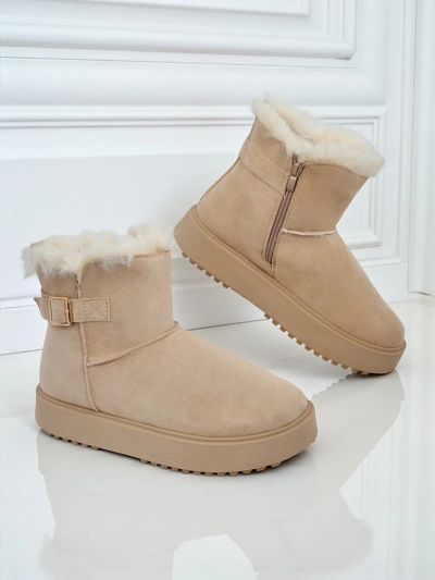 Royalfashion Bottes courtes de style bottes de neige pour femmes Aurelia Classico