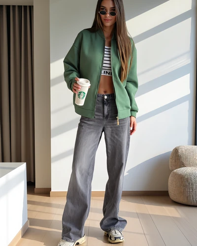 Veste bomber zippée Royalfashion