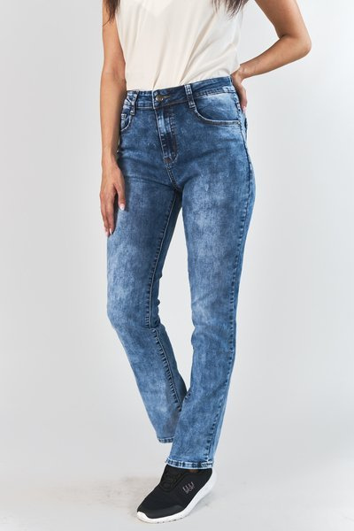 Pantalon bleu jeans femme - Vêtements