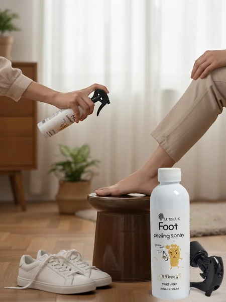 Spray de Peeling pour les Pieds pour Femmes Luxelux 200ml