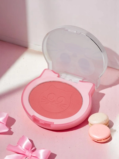 Kevin&Coco Cat Toast Blush Blush pressé Pêche