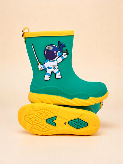 Royalfashion Bottes de pluie pour enfants avec le cosmonaute Cosmos Boy