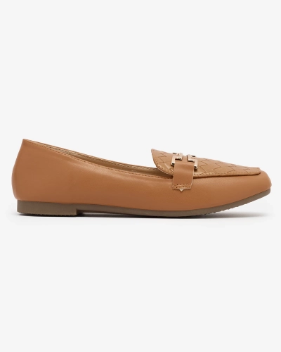 Royalfashion Mocassins femme Camel Bulerol