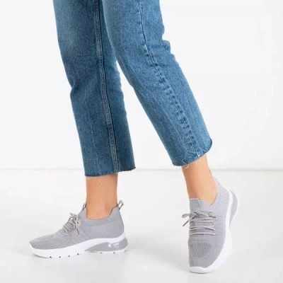 OUTLET Chaussures de sport femme grises Brighton - Chaussures