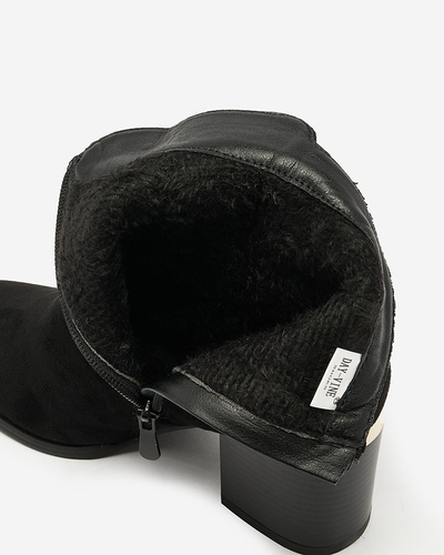 Royalfashion Bottes basses à talon aiguille pour femmes Traestra