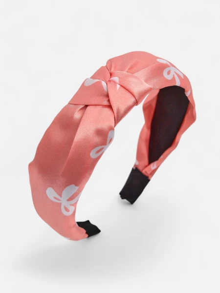 Royalfashion Bandeau Cheveux Satiné Tressé avec Imprimé