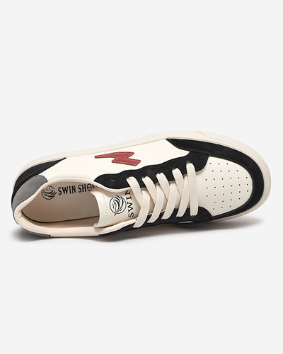 OUTLET Blanc - baskets de sport pour femmes noires Rozzuci- Shoes