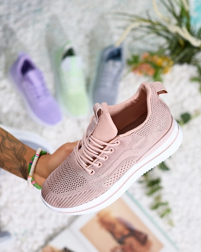 OUTLET Royalfashion Chaussures de sport pour femmes Rose Losoyta