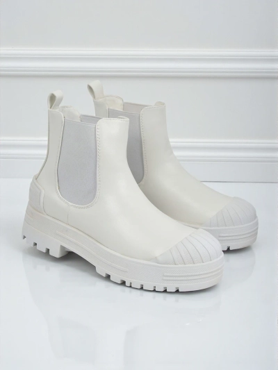Bottines plateforme en cuir écologique Amber Veil