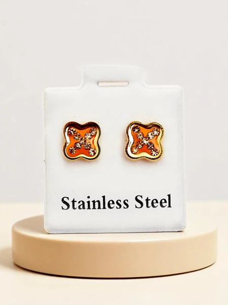 Royalfashion Boucles d'oreilles pour femmes avec zircon cubique