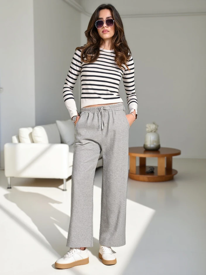 Pantalons de survêtement larges Royalfashion pour femmes