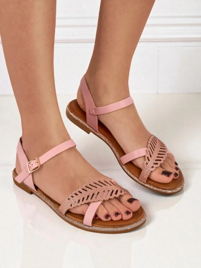 Royalfashion Sandales plates pour femmes Willow Grace