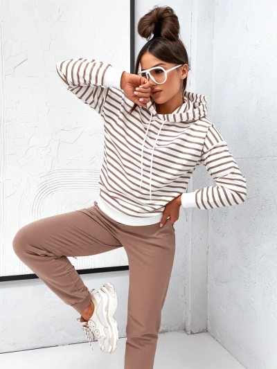 Ensemble de survêtement rayé Royalfashion pour femmes