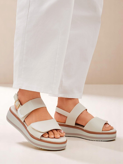 Sandales Royalfashion pour femmes avec semelle épaisse Tulipe