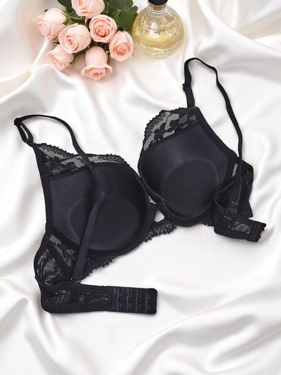 Royalfashion Soutien-gorge push-up en dentelle pour femme Luna Push-Up