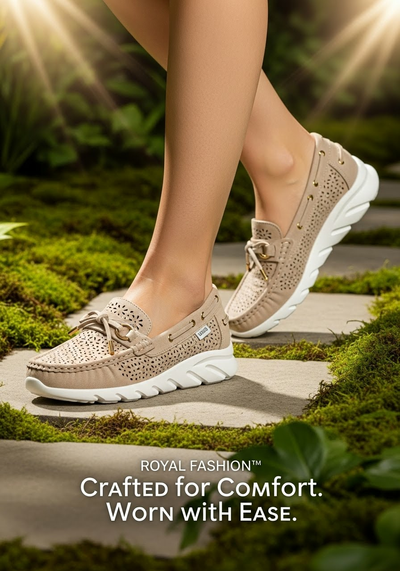 Mocassins perforés Royalfashion pour femmes Elissas