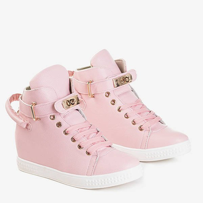 Baskets roses ornées d'or Harla - Footwear