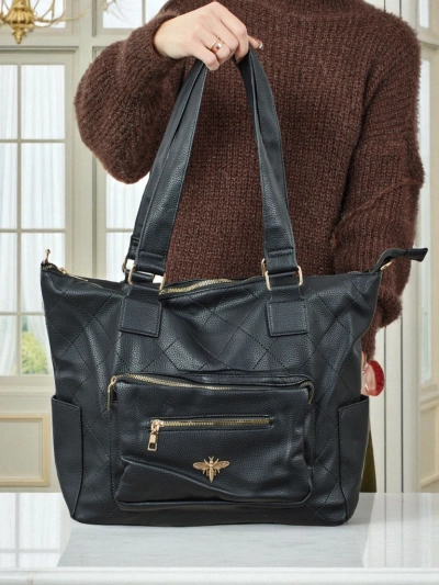 Sac à main shopper pour femme en cuir écologique matelassé Marvaya
