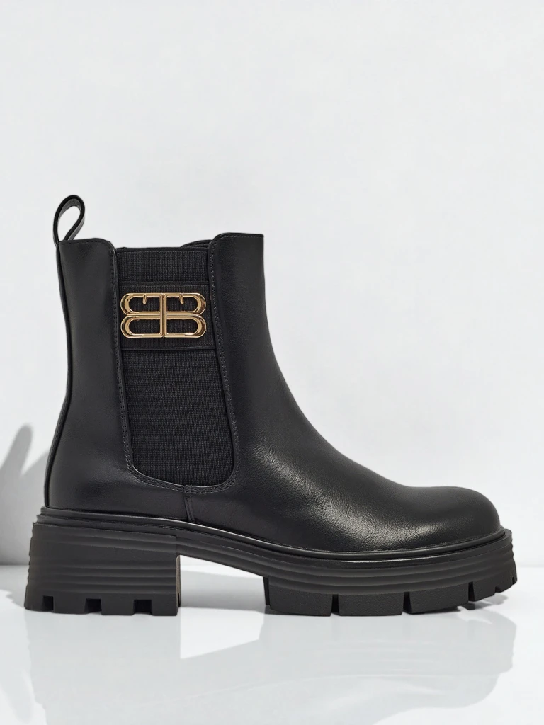 Bottines pour femmes en cuir écologique Fravine