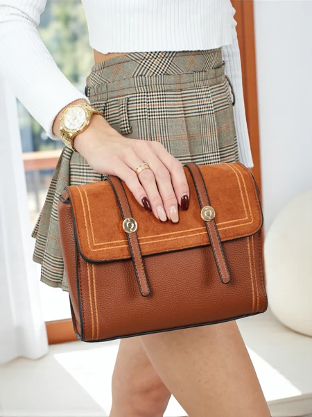 Petit sac à main pour femmes en cuir écologique Elore