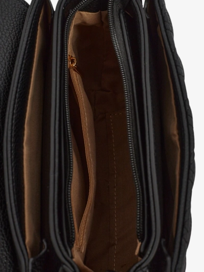 Sac à Main pour Femmes Luna Noir en Cuir Élégant pour Tous les Jours
