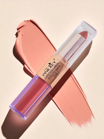 Rouge à lèvres mat en stick et liquide 2-en-1 Cerise Mocha