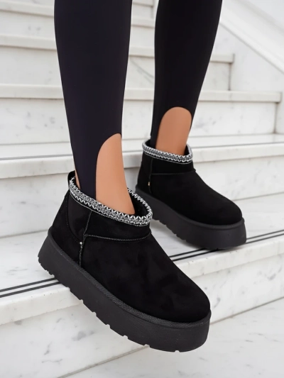 Royalfashion Bottes courtes pour femmes a'la bottes de neige Xoalla